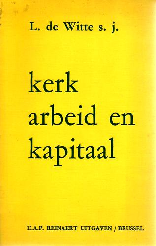 Kaft van Kerk arbeid en kapitaal