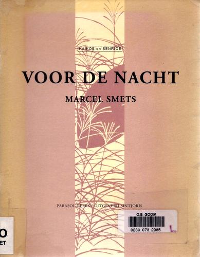 Kaft van Voor de nacht